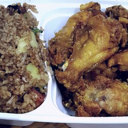 Happy Dragon Chinese Restaurant - As long as they fry the wings to a crisp they get five  but if not then  but this is a pretty good Chinese restaurant