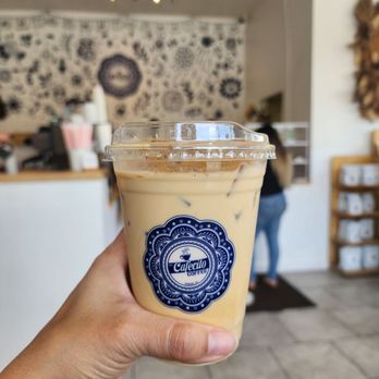 Mi Cafecito Coffee - Tres leches latte, iced medium size. This has a subtle sweet taste which I enjoy. - Coffee & Tea Near Me - Pomona, California