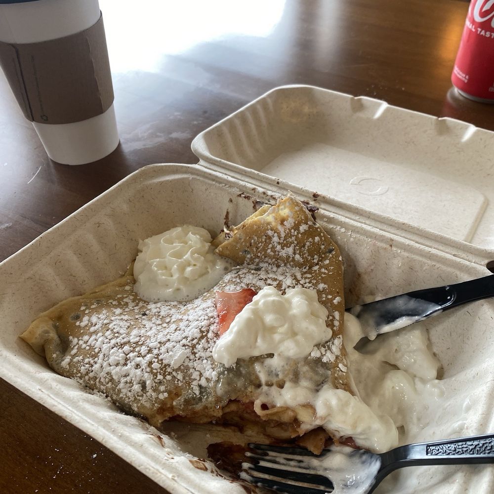 Nutella bomb crepe