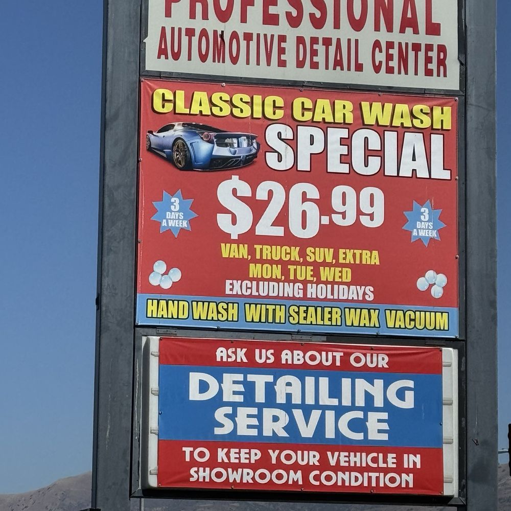 Classic Car Wash - Outside - Car Wash Near Me - Northridge, California Classic Car Wash - Outside - Car Wash Near Me - Northridge, California