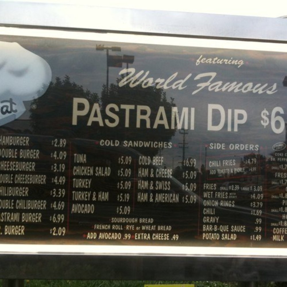 The Hat - Drive-thru menu - American Near Me - Temple City, California The Hat - Drive-thru menu - American Near Me - Temple City, California