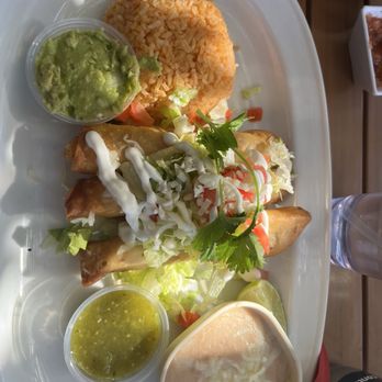 Felipe's - Chicken Flautas with rice and beans - Mexican Near Me - Palm Springs, California Felipe's - Chicken Flautas with rice and beans - Mexican Near Me - Palm Springs, California