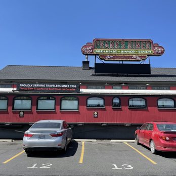 Frank's Diner - Side view of diner. - Diners Near Me - Spokane, Washington