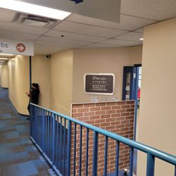 Downtown Radiology - Go Upstairs and through the steel door. You will find a slope.