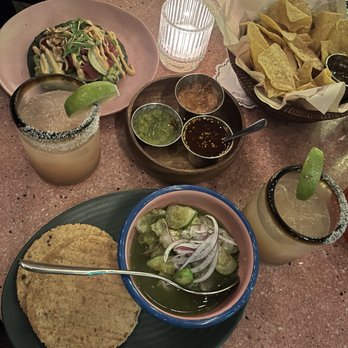 Tacolina - Shrimp Aguachile Ahi Tostada - Cocktail Bars Near Me - Los Angeles, California