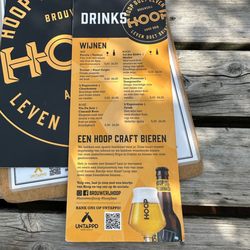 Brouwerij Hoop - The wine and other drinks menu