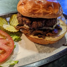 Mushroom Swiss Burger