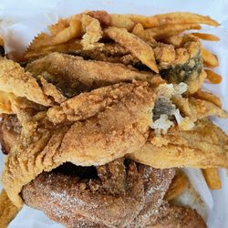 Whiting fish and chicken