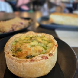 Asparagus quiche