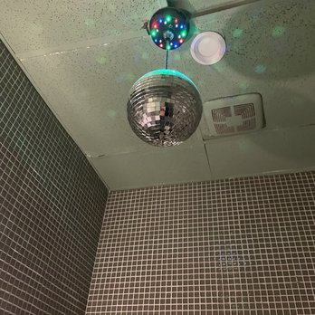 Get Tight Lounge - Disco ball in the bathroom - Lounges Near Me - Richmond, Virginia