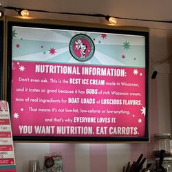 Pat's Ice Cream Parlor - Love the signage.