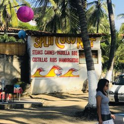 Split Coconut - Very cool waitress here ;)
