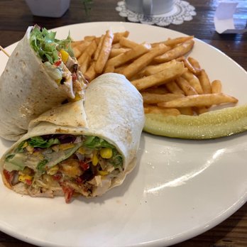 B&B Cafe - Southwest Grilled Chicken Wrap - Breakfast & Brunch Near Me - McKinney, Texas B&B Cafe - Southwest Grilled Chicken Wrap - Breakfast & Brunch Near Me - McKinney, Texas