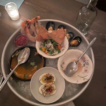Jacqueline - Seafood platter (minus crudos) - Cocktail Bars Near Me - Portland, Oregon