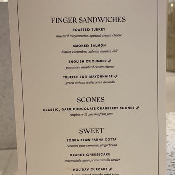 holts café - Food menu for the tea - Cafes Near Me - Toronto, Ontario
