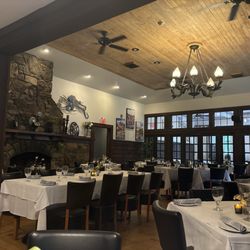 Dining room of restaurant