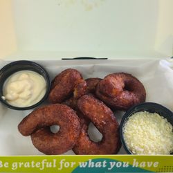 Delish Food Truck NC - Mandocas with cheese and Venezuelan cream