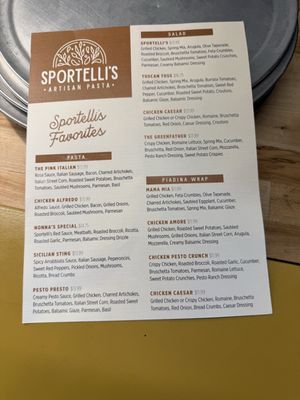 Menu photo 2 Sportelli’s Artisan Pasta Provo, UT Menu photo 2 Sportelli’s Artisan Pasta Provo, UT