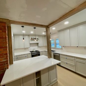 Royal Granite & Marble - Quartz countertops add a neat aesthetic to your kitchen. Call us today or stop by our show room to see what is in stock! - Countertop Installation Near Me - Salisbury, Maryland Royal Granite & Marble - Quartz countertops add a neat aesthetic to your kitchen. Call us today or stop by our show room to see what is in stock! - Countertop Installation Near Me - Salisbury, Maryland
