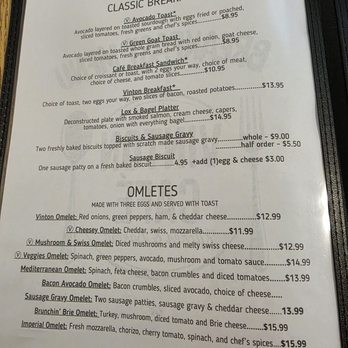 Vinton Cafe - The menu. - Breakfast & Brunch Near Me - Vinton, Virginia Vinton Cafe - The menu. - Breakfast & Brunch Near Me - Vinton, Virginia