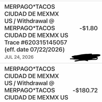 Restaurant Garibaldi - We ordered four margaritas and one order of the fish tacos. Total was $800 pesos or $45 US. They charged my card $180. OMG I feel violated. - Bars Near Me - Ensenada, BCN Restaurant Garibaldi - We ordered four margaritas and one order of the fish tacos. Total was $800 pesos or $45 US. They charged my card $180. OMG I feel violated. - Bars Near Me - Ensenada, BCN