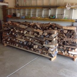 Wood ready to burn!