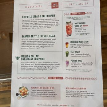 First Watch - Summer specials - Breakfast & Brunch Near Me - Cedar Park, Texas