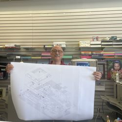 San Wilshire Printing & Copies - my axonometric drawing :)
