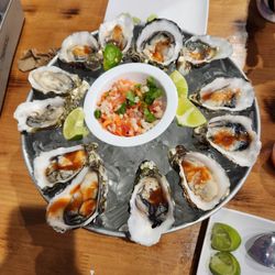A dozen oysters