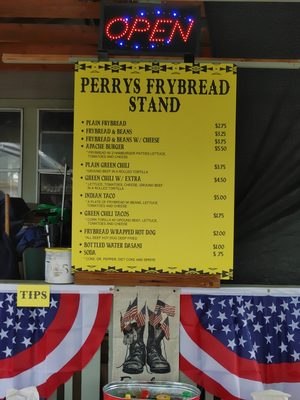 Menu photo 5 Perry's Frybread Stand Mcnary, AZ