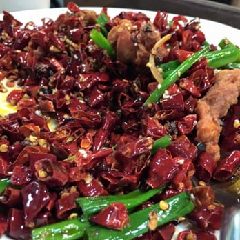 Boiling BeiJing - Spicy pepper chicken, sorry it was so good we ate most of it before taking pictures! - Chinese Near Me - San Bruno, California Boiling BeiJing - Spicy pepper chicken, sorry it was so good we ate most of it before taking pictures! - Chinese Near Me - San Bruno, California