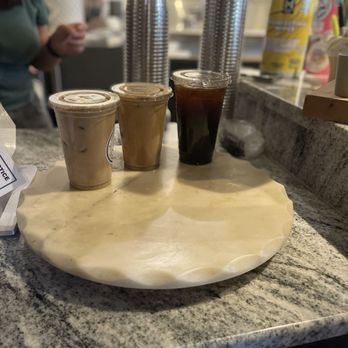 Grinders Caffè - These were the drinks we got . All were amazing . - Cafes Near Me - Wilmington, North Carolina Grinders Caffè - These were the drinks we got . All were amazing . - Cafes Near Me - Wilmington, North Carolina