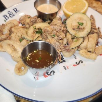 Buck & Rider - Calamari with thai dipping sauce & killer louie dressing - Seafood Near Me - Phoenix, Arizona Buck & Rider - Calamari with thai dipping sauce & killer louie dressing - Seafood Near Me - Phoenix, Arizona