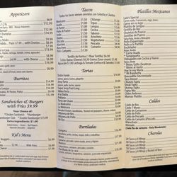 Hacienda Memos Restaurant - Menu 11.5.23