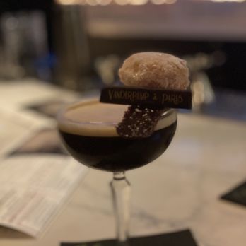 Vanderpump A Paris - Espresso martini type drink... that piece of chocolate with it was divine. - French Near Me - Las Vegas, Nevada Vanderpump A Paris - Espresso martini type drink... that piece of chocolate with it was divine. - French Near Me - Las Vegas, Nevada
