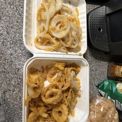 Kimball Westford Onion Rings the one that look like they are battered DONT BE FOOLED if you pick one up its a droopy freaking mess