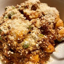 Suraci's Italian Cafe - Homemade Gnocchi w/ Spicy Sausage Sauce!! Outstanding!!!