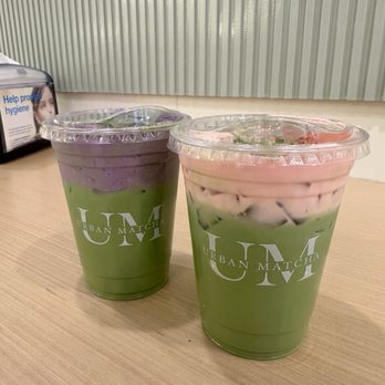Urban Matcha - Ube and Strawberry cream top matcha! - Desserts Near Me - Castro Valley, California Urban Matcha - Ube and Strawberry cream top matcha! - Desserts Near Me - Castro Valley, California