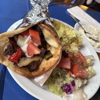 Amir's Shish Kebob - Beef Gyro Lunch Combo - Persian/Iranian Near Me - Fresno, California