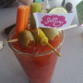 Jelly - Bloody Mary with a "salad" - New American Near Me - Denver, Colorado