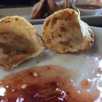 Thai Cafe - Mostly empty fried wonton. - Thai Near Me - Prescott Valley, Arizona Thai Cafe - Mostly empty fried wonton. - Thai Near Me - Prescott Valley, Arizona