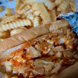 Uptown Wingz - Buffalo Chicken Philly with 6 Piece Wings