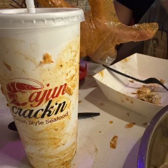 Cajun Crack'n - Happy kids makes a happy dinner choice. All ten fingers couldn't bring back the crab back together again. - Seafood Near Me - Milpitas, California