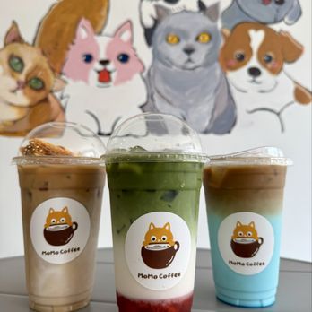 Momo Coffee - Signature Camelot Latte, Strawberry Matcha Cream Milk, Blue Citrus Coconut Latte - Coffee & Tea Near Me - Toronto, Ontario