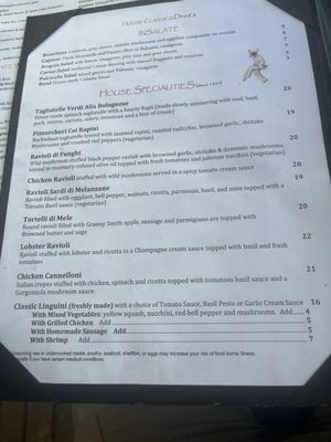 Menu photo 5 Pasta Da Pulcinella Atlanta, GA Menu photo 5 Pasta Da Pulcinella Atlanta, GA