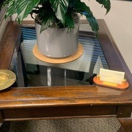 Custom made glass top Custom made glass top