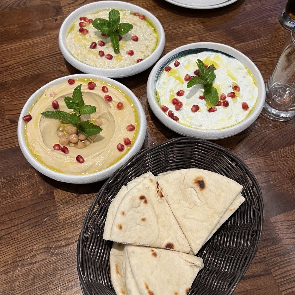 North Beach Gyros - Babaganoush Tzatziki Hummus Pita Bread - Mediterranean Near Me - San Francisco, California