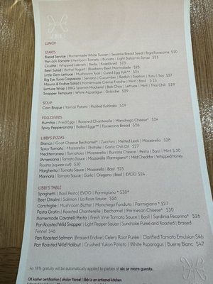 Menu photo 1 Libbi New York, NY Menu photo 1 Libbi New York, NY
