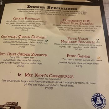 Mrs. Knott’s Chicken Dinner Restaurant - Menu - Cocktail Bars Near Me - Buena Park, California Mrs. Knott’s Chicken Dinner Restaurant - Menu - Cocktail Bars Near Me - Buena Park, California