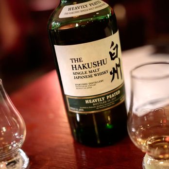 Haberdasher - The Hakushu Heavily Peated Single Malt Japanese Whisky $30 / half oz - Cocktail Bars Near Me - San Jose, California Haberdasher - The Hakushu Heavily Peated Single Malt Japanese Whisky $30 / half oz - Cocktail Bars Near Me - San Jose, California